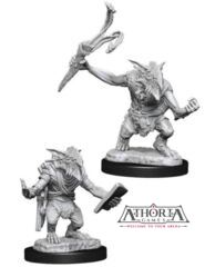 Magic the Gathering Unpainted Miniatures: W13 Goblin Guide & Goblin Bushwhacker